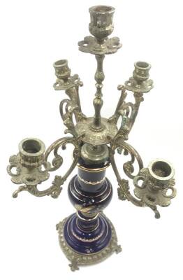 Eski Porselen Şamdan AOB858 - 2