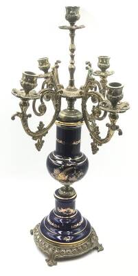 Eski Porselen Şamdan AOB858 - 7