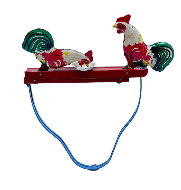 ESKİ TENEKE YEM YİYEN TAVUKLAR HAREKETLİ OYUNCAK #OYN216 - 1