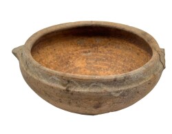 Eski Dönem Toprak Güveç – 21 cm El Yapımı | Dekoratif / Etnografik Koleksiyonluk AOB2949 - Gökçekoleksiyon