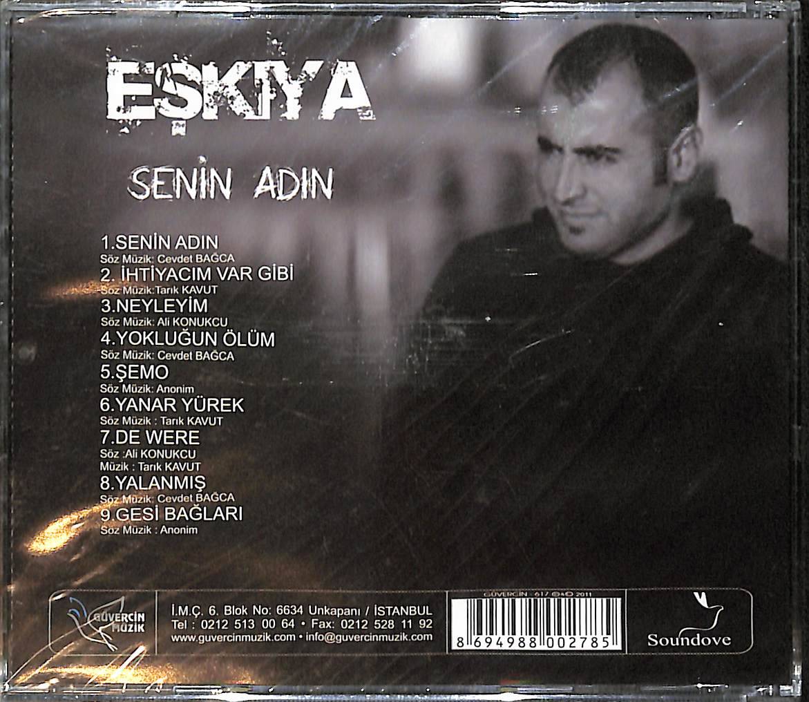 Eşkiya - Senin Adın CD (Sıfır) CD4190 - 2