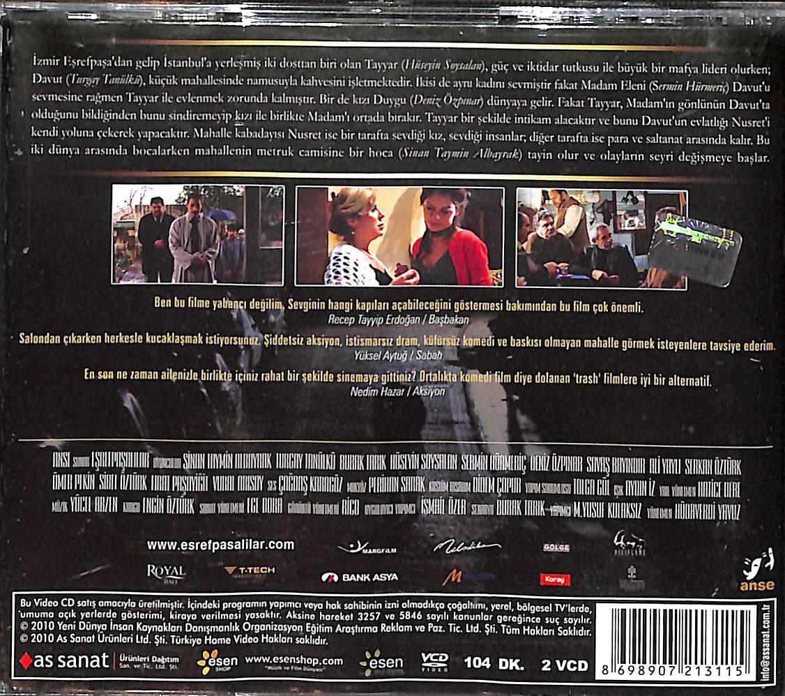 Eşrefpaşalılar (2010) Orjinal VCD Film VCD28476 - 2