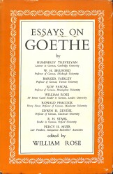 Essays on Goethe NDR93893 - Gökçekoleksiyon