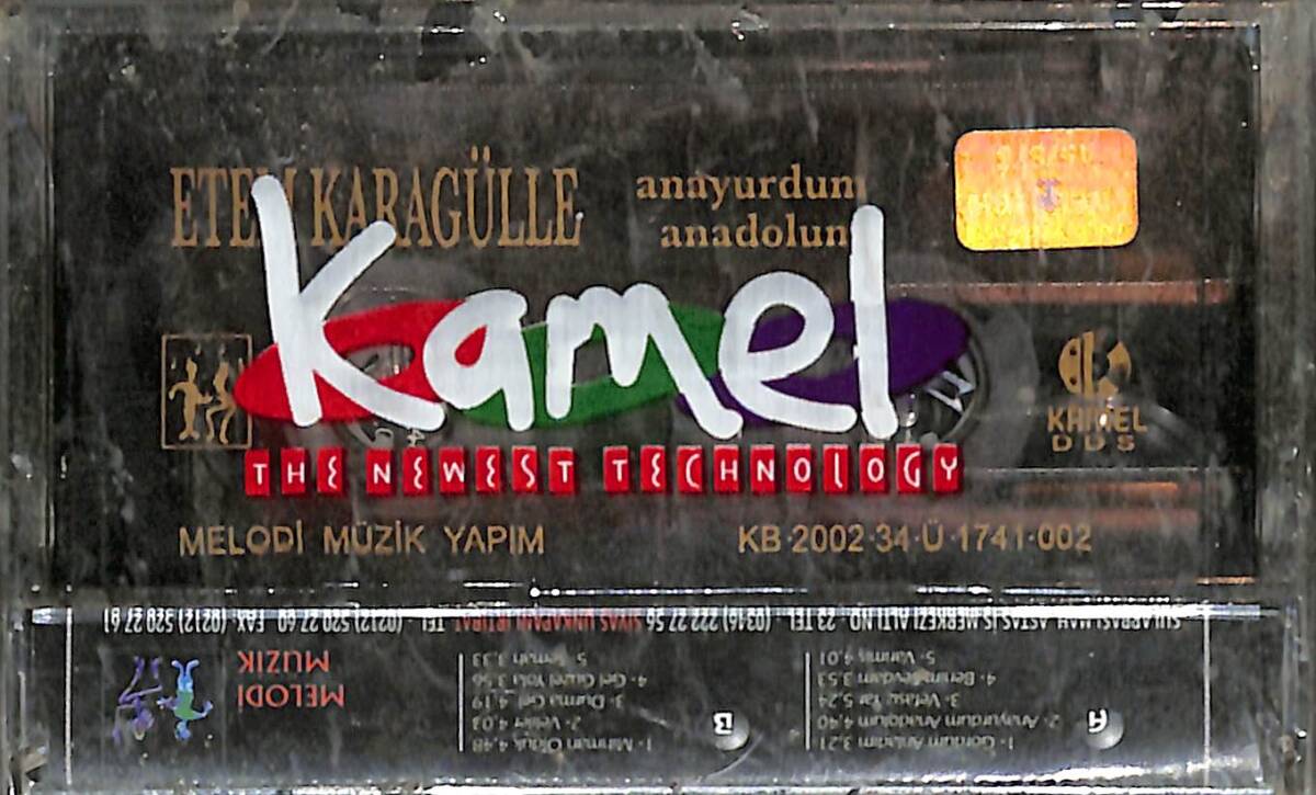 Etem Karagülle - Anayurdum Anadolum Kaset (Sıfır) KST28615 - 2