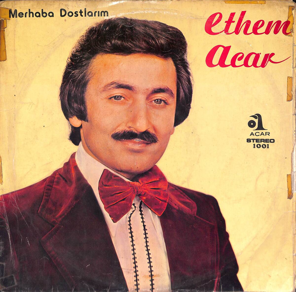 Ethem Acar - Merhaba Dostlarım LP PLAK (Açıklamayı Okuyunuz) PLK26733 - 1