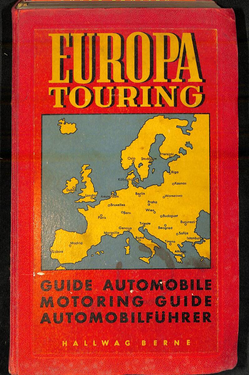 Europa Touring - Guide Automobile Motoring - Avrupa Turu - 1960 Yılı Gezi Rehberi NDR93896 - 1