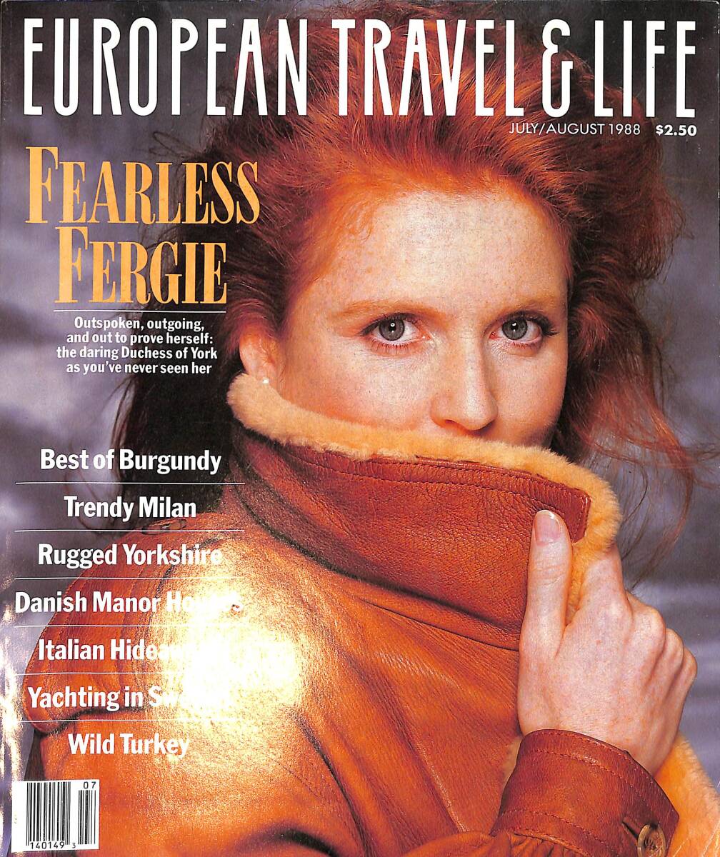 European Travel And Life July/August 1988 - Fearless Fergie - Wild Turkey NDR91898 - 1
