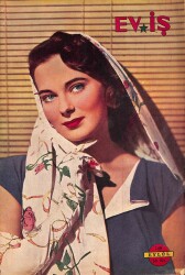 EV-İŞ SAYI 149- EYLÜL 1949 KAPAK RESMİ MARTA TOREN DRG1435 - Gökçekoleksiyon