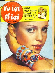 Ev İşi El İşi Dergisi 2 Şubat 1976 No : 5 - 1976 Yılının Çiçekleri - Pervaz Nasıl Yapılır ? NDR91426 - Gökçekoleksiyon