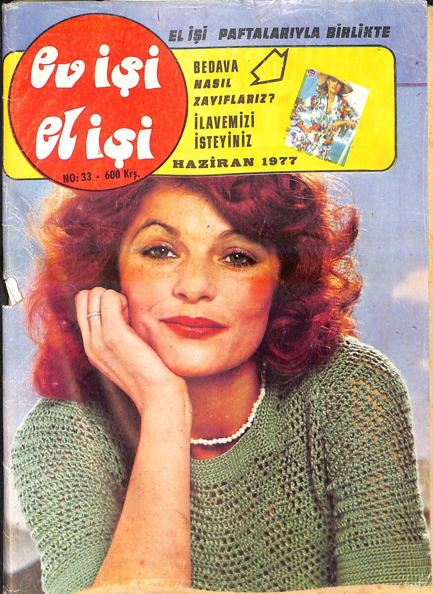 Ev İşi El İşi Haftalık Mecmua 5 Kasım 1976 No: 26 NDR93094 - 1
