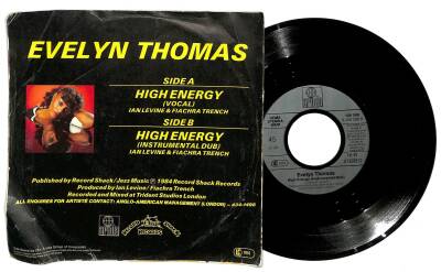Evelyn Thomas - High Energy High Energy (Instrumental Dub) Plak (109.5) PLK19712 - 2