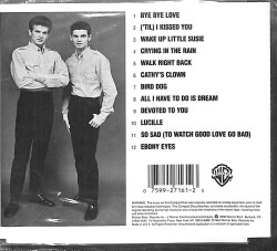 Everly Brothers – The Very Best Of The Everly Brothers CD (İkinci El) CD5823 - 2