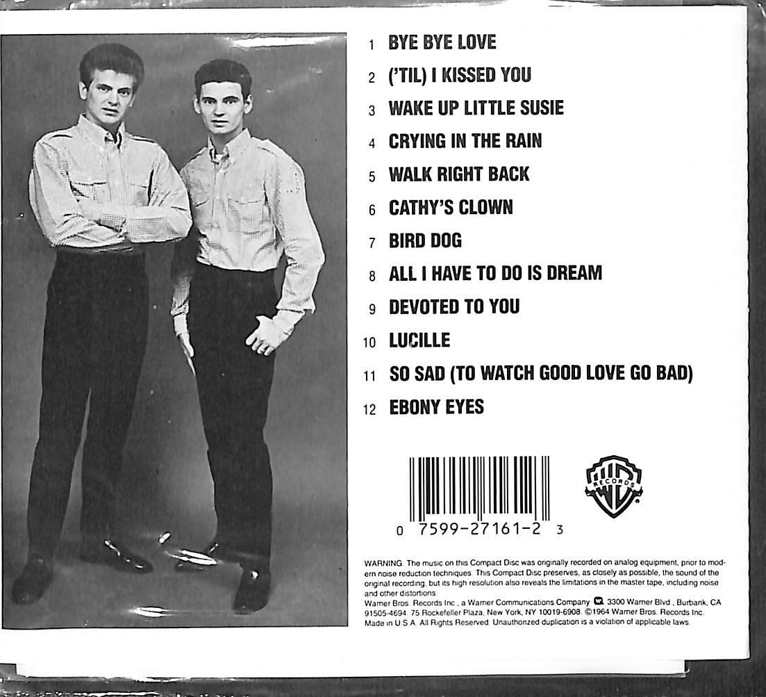 Everly Brothers – The Very Best Of The Everly Brothers CD (İkinci El) CD5823 - 2