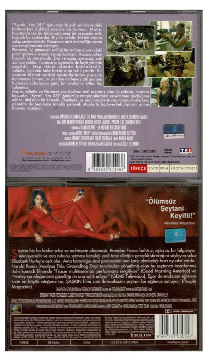 Eyvah Yaş Otuzbeş Şaşkın - 2 Adet VCD Film VCD1305 - 2