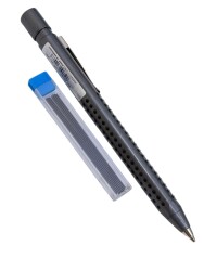 Faber-Castell Grip 0.7 mm Çıtçıtlı Mekanik Kalem  Kömür Grisi , Sıfır (Vintage) AOB5584 - 2