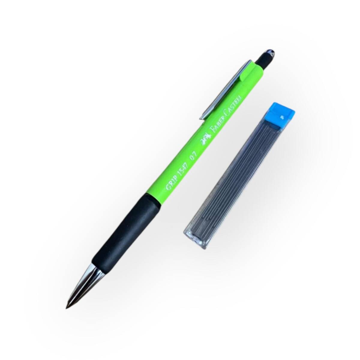 Faber-Castell Grip 1347 0.7 mm Çıtçıtlı Mekanik Çıtçıtlı Kalem – Yeşil, Sıfır (Vintage) #KL19 - 1