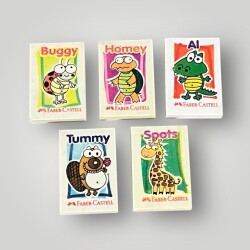 Faber-Castell Plastik İçermeyen Tummy,Spots,Al,Buggy,Homey Karkterler Set.AOB4844 - 1