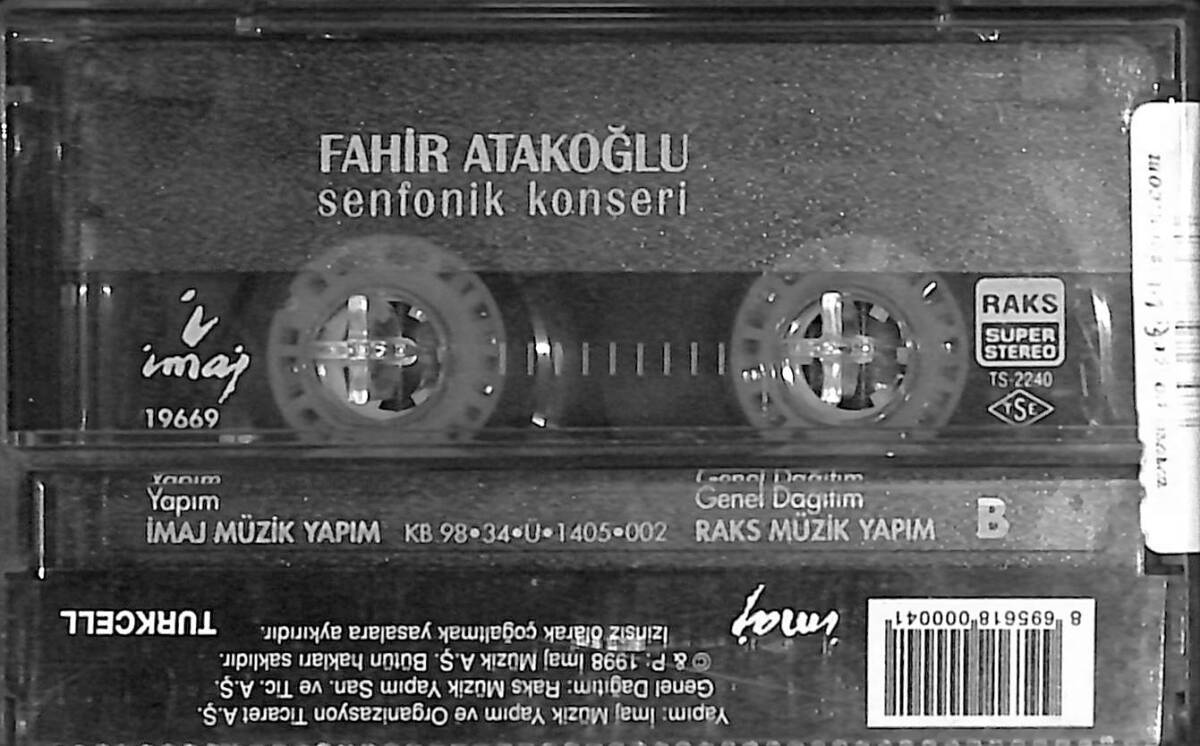 Fahir Atakoğlu - Senfonik Konseri Kaset (İkinci El) KST27106 - 2