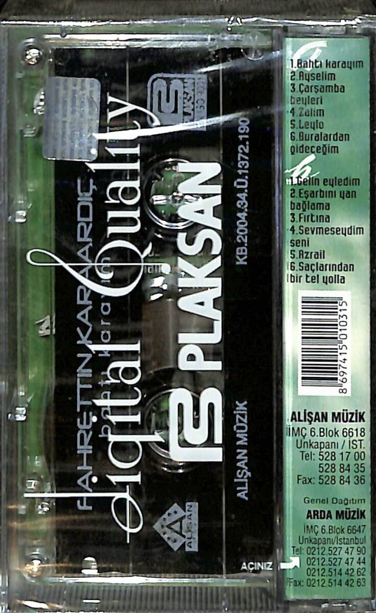 Fahrettin Karaardıç - Bahtı Karayım Kaset (Sıfır) KST26860 - 2