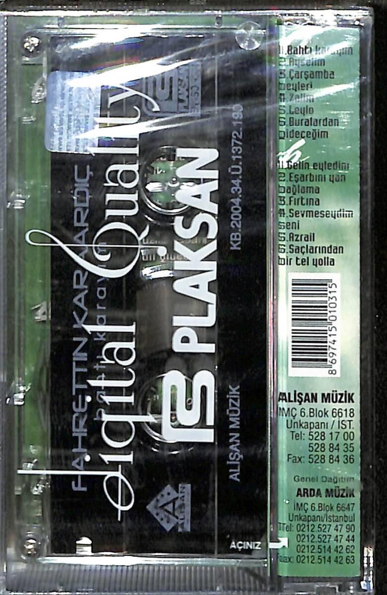 Fahrettin Karaardıç - Bahtı Karayım Kaset (Sıfır) KST28222 - 2