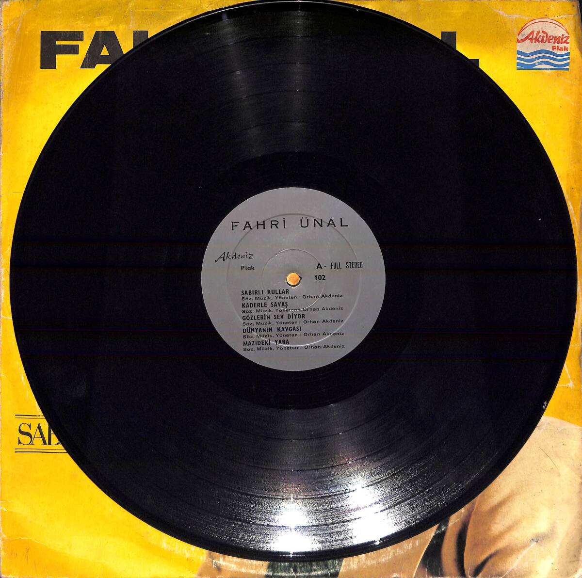 Fahri Ünal - Sabırlı Kullar LP PLAK (Açıklamayı Okuyunuz) PLK26725 - 3