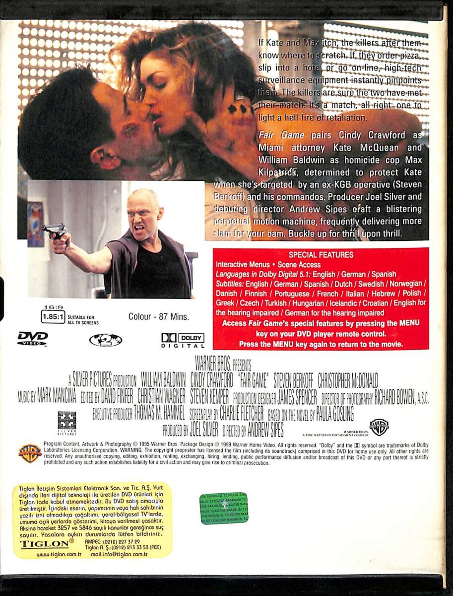 Fair Game - Dürüst Oyun DVD Film (İkinci El) DVD2549 - 2