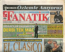 Fanatik Gazetesi 10 Kasım 2013 - 3 Haftadır 1er Puanla Sahadan Ayrılan Beşiktaş , Kayseride Patladı GZ100538 - 1