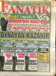 Fanatik Gazetesi 11-14 Mart 2011 - Lig Lig Eksiksiz Sakat Ve Cezalı Listesi GZ100557 - 2
