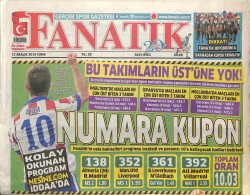 Fanatik Gazetesi 12 Aralık 2014 - Galatasarayda Muslera Polemiği - Trabzon Kaybederken Kazandı GZ100319 - 1