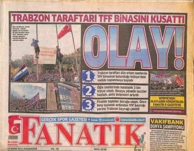 Fanatik Gazetesi 14 Ekim 2013 - Valencia Kolarov Manciniye Emanet - Melo İyi Olsa Juvede Kalırdı GZ124486 - 1