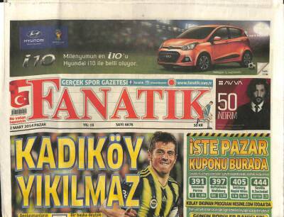 Fanatik Gazetesi 2 Mart 2014 - Felipe Melo Bayern Münih Beni İstedi GZ100556 - 2