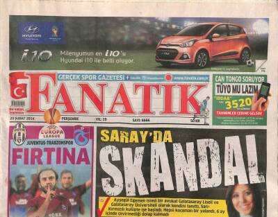 Fanatik Gazetesi 20 Şubat 2014 - İtalyan Hoca Mancini Kadroda Revizyona Güveniyor GZ106168 - 1