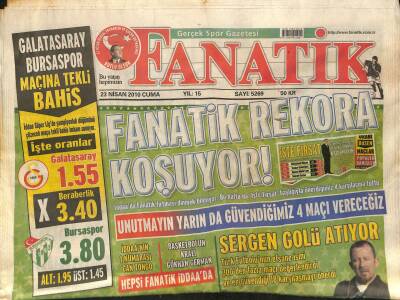 Fanatik Gazetesi 23 Nisan 2010 - Fenerbahçe , Sırp Yıldız İçin Kesenin Ağzını Açacak * Milos Krasic GZ125777 - 1