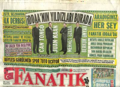 Fanatik Gazetesi 24 Ağustos 2012 - Trabzonspor Nasıl Tur Atlar GZ107208 - 1