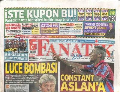 Fanatik Gazetesi 25 Mart 2015 - Fenerbahçede Golcü Sezonu Açıldı GZ107122 - 1