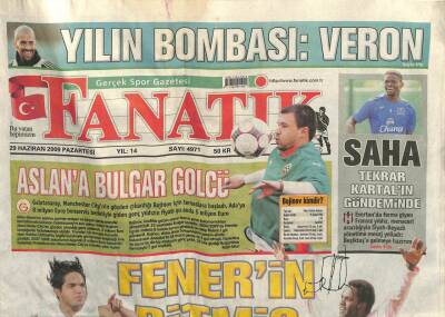 Fanatik Gazetesi 29 Haziran 2009 - Fenerbahçe nin Bitmiş İkilisi GZ107206 - 1