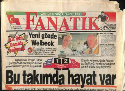 Fanatik Gazetesi 3 Haziran 1996 - Seles Final Yolunda - Fatih Terime Milli Mesaj - Özaktan , Güneş Garantisi GZ122972 - 1