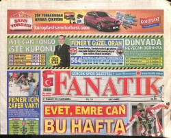 Fanatik Gazetesi 31 Temmuz 2013 - Samet Aybaba Korkuttu - Trabzonda Minsk Alarmı GZ100083 - 2