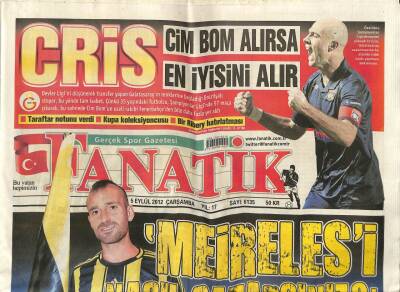 Fanatik Gazetesi 5 Eylül 2012 - Meirelesi Nasıl Satarsınız? GZ107792 - 1