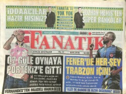 Fanatik Gazetesi 9 Eylül 2012 - Janko , Trabzonsporda ki Gol Krizini Çözecek İsim... GZ100575 - 2