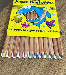 Fantasia Jumbo 12'li Renkli Kuru Boya Seti (Kullanılmamış) AOB6155 - 3