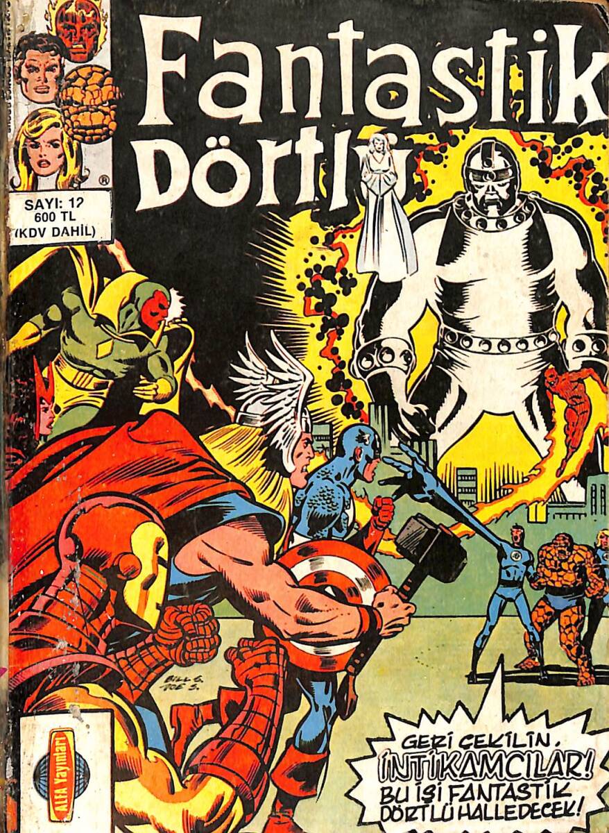 Fantastik Dörtlü Çizgi Roman Sayı:12 NDR98574 - 1