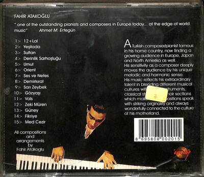Fatih Atakoğlu - Live In İstanbul - CD Müzik (108) CD3285 - 4