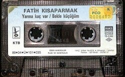 Fatih Kısaparmak - Yarına Kaç Var - Bekle Küçüğüm Kaset (Sarı Bandrol - Kağıt Baskı - İkinci El) KST27734 - 1