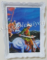 Fatih Sultan Mehmet Resim Çerçevesi KRT5874 - Gökçekoleksiyon
