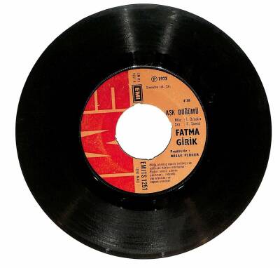 Fatma Girik - Aşk Düğümü / Su Sızmazdı Aramızdan PLAK (10/6.5) PLK22883 - 1