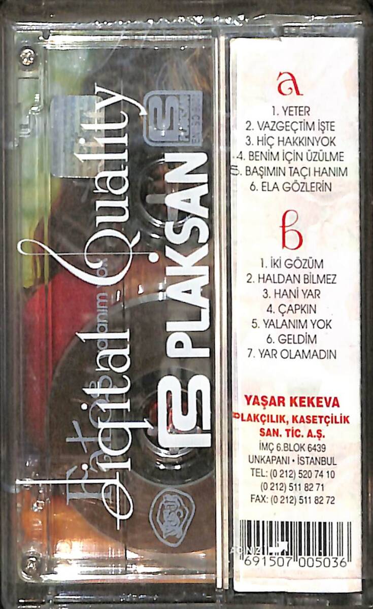 Fatoş - Yalanım Yok Kaset (Sıfır) KST26723 - 2