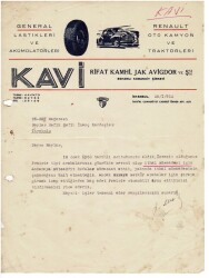 FATURA - Kavi Rıfat Kamhi , Jak Avidgor Ve ŞSI Eshamlı Komantid Şirketi 1953 EFM2009 - 2