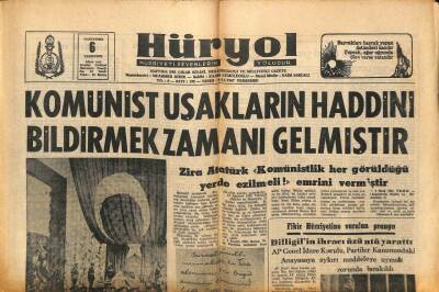 Fedai Gazetesi 9 Kasım 1967 - Atatürk Komünistlik Her Görüldüğü Yerde Ezilmeli GZ60052 - 1