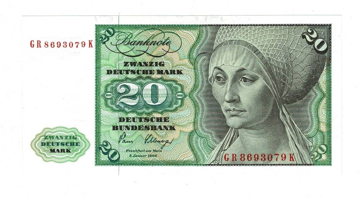 Federal Almanya 20 Mark 1960 ÇA/ÇİL YKP8397 - 3